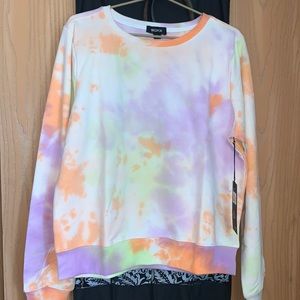 New Wildfox Women’s Tie Dye Sweatshirt